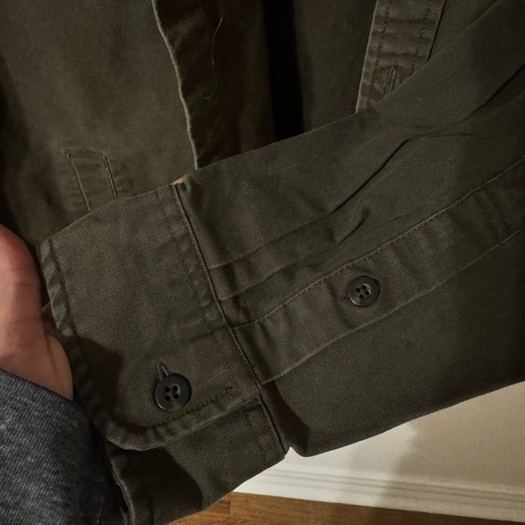 St. John's Bay Men's Dark Green Button Up Jacket-XL - Picture 4 of 5